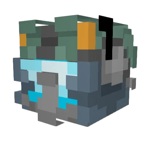 valnus2 Minecraft avatar head, 3D render