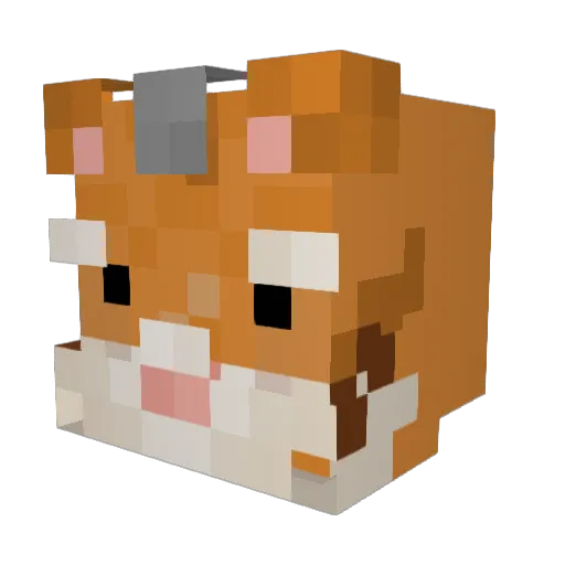 valphex Minecraft avatar head, 3D render