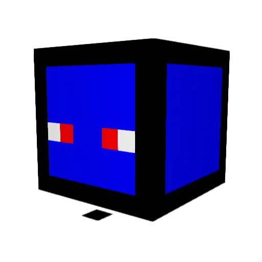 valret Minecraft avatar head, 3D render