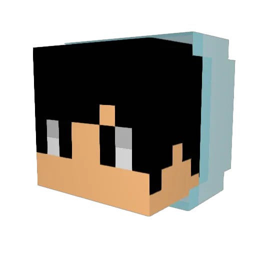 valtratmagic32 Minecraft avatar head, 3D render