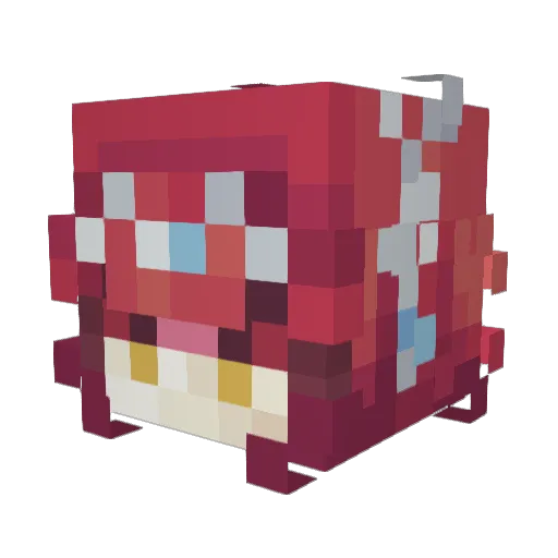 valvalthevalpal Minecraft avatar head, 3D render