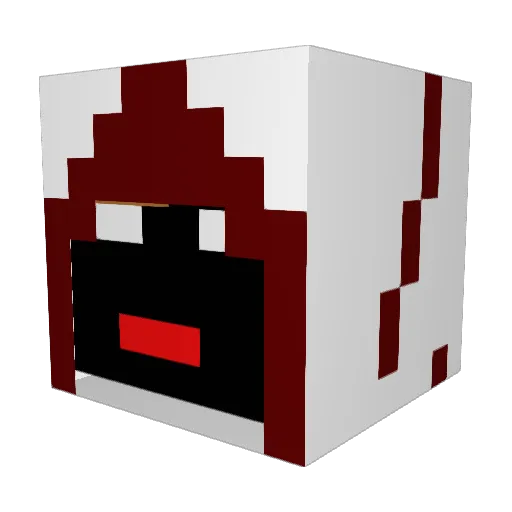 valverdiaco Minecraft avatar head, 3D render