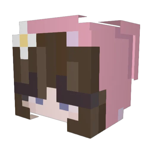 valvik Minecraft avatar head, 3D render