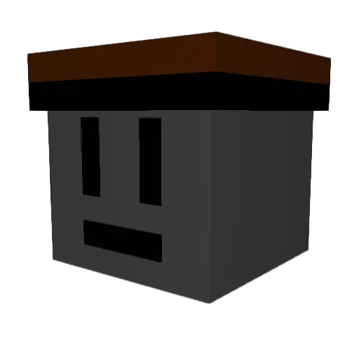 vam5654 Minecraft avatar head, 3D render