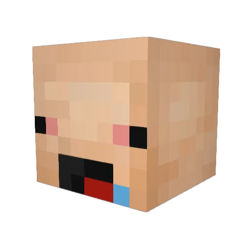 vammaroni35 Minecraft avatar head, 3D render