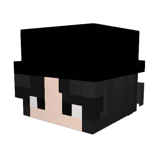 vampboy Minecraft avatar head, 3D render