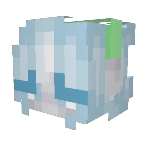 vampffangs Minecraft avatar head, 3D render