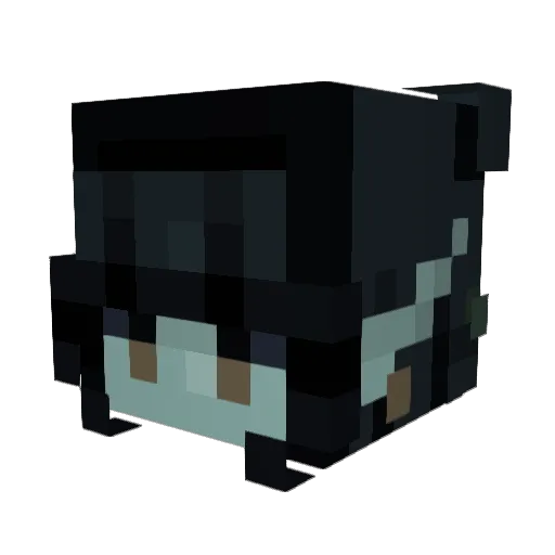 vampiper Minecraft avatar head, 3D render
