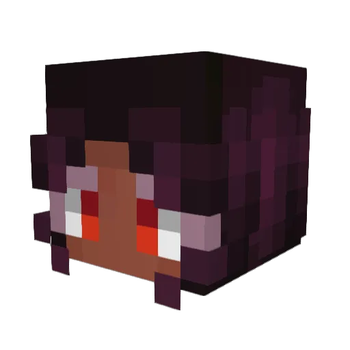 vampire_culture Minecraft avatar head, 3D render