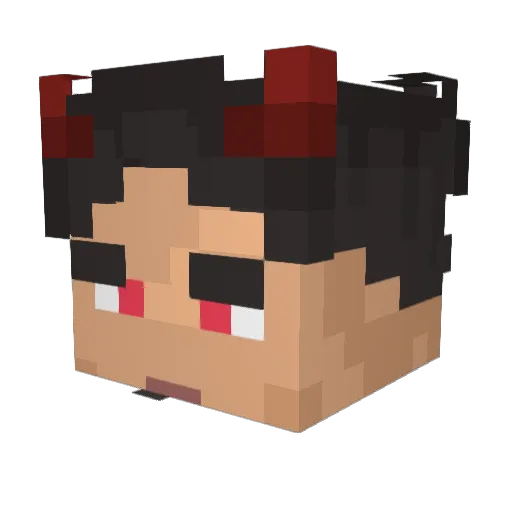 vampire_diaries1 Minecraft avatar head, 3D render