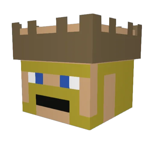 vampireboy25 Minecraft avatar head, 3D render