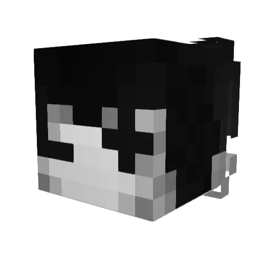 vampirecy Minecraft avatar head, 3D render