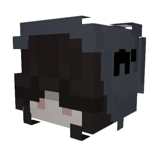 vampirejunhui Minecraft avatar head, 3D render