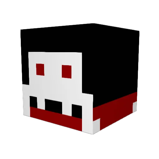 vampirekid99 Minecraft avatar head, 3D render