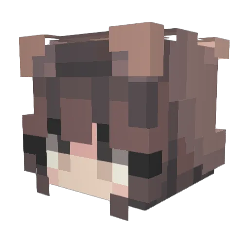 vampkyd Minecraft avatar head, 3D render