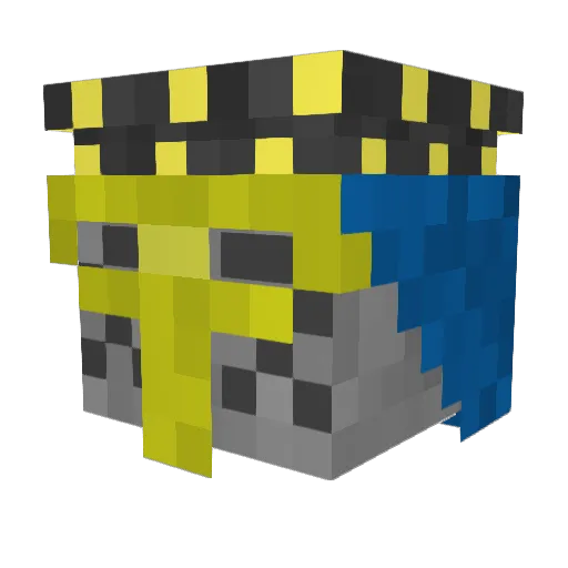 vampmaiden1467 Minecraft avatar head, 3D render