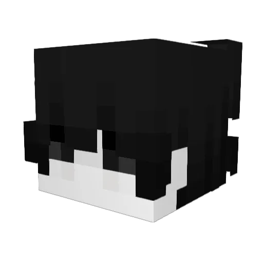 vampwes Minecraft avatar head, 3D render