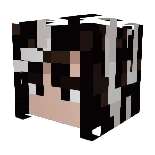 vampyraz Minecraft avatar head, 3D render