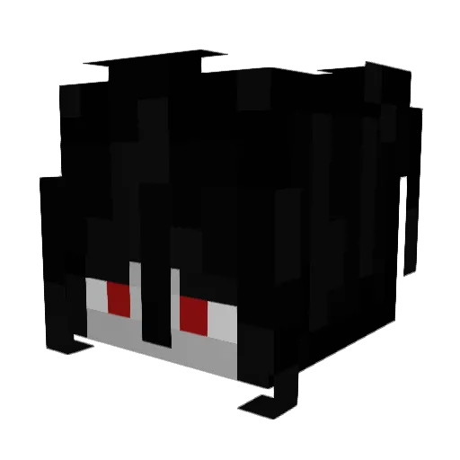 vampyrxx Minecraft avatar head, 3D render