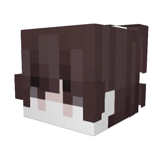 vamu Minecraft avatar head, 3D render