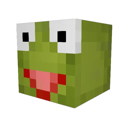 vamzt Minecraft avatar head, 3D render