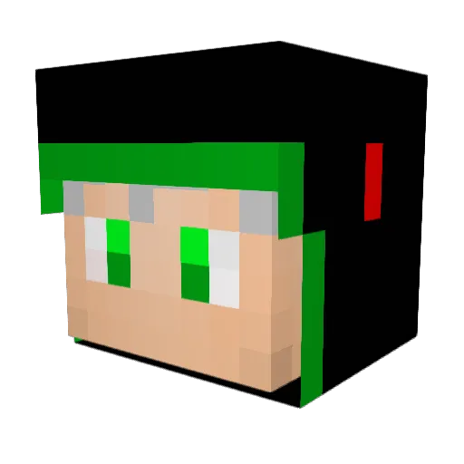 vanana_zn Minecraft avatar head, 3D render