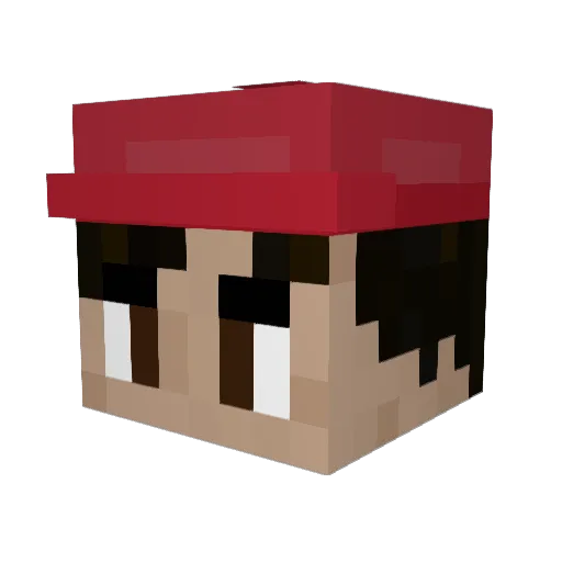 vanboy123_2 Minecraft avatar head, 3D render