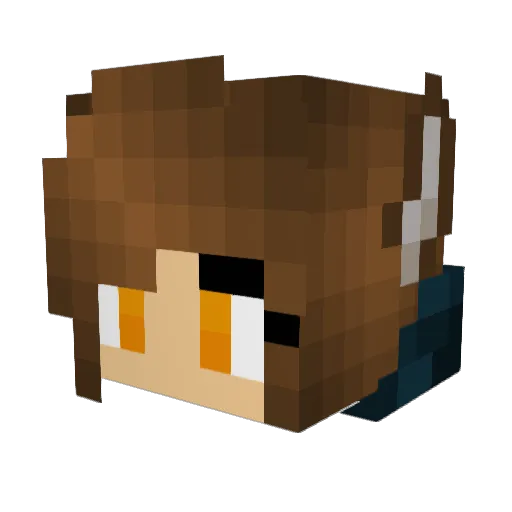 vancexx Minecraft avatar head, 3D render