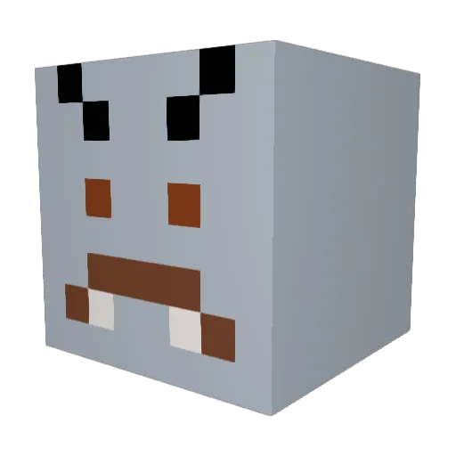 vancouver213 Minecraft avatar head, 3D render