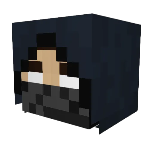 vandal_1989 Minecraft avatar head, 3D render