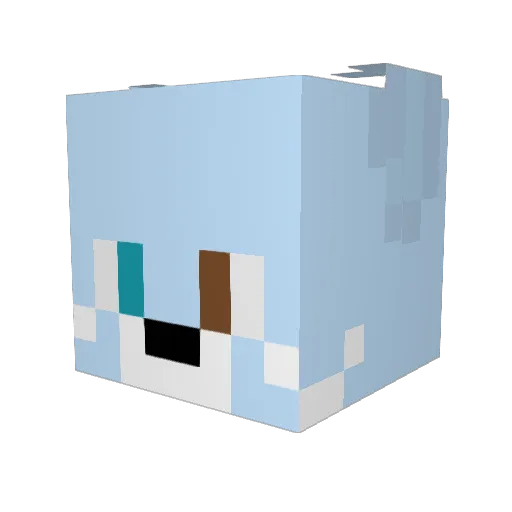 vandel4089 Minecraft avatar head, 3D render