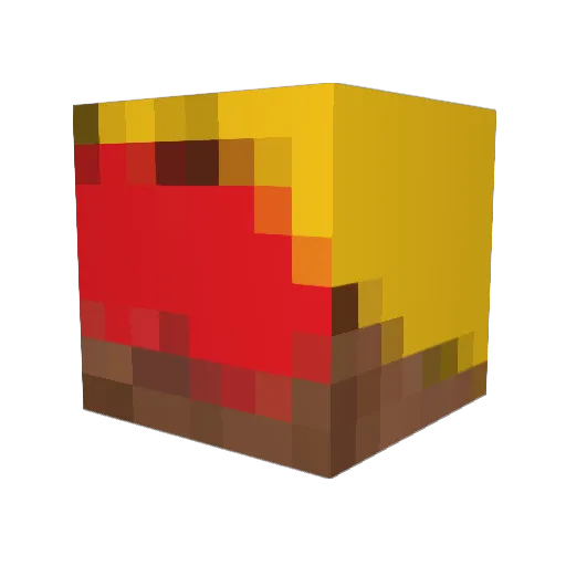 vandergoons Minecraft avatar head, 3D render