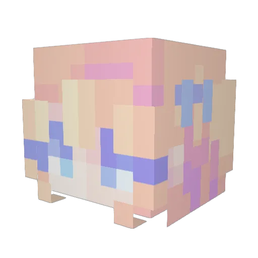 vanderwood27 Minecraft avatar head, 3D render