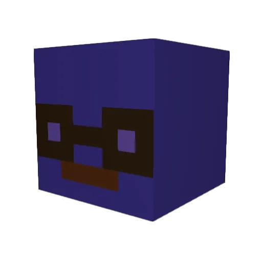 vandy324 Minecraft avatar head, 3D render