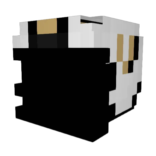 vandyboy Minecraft avatar head, 3D render