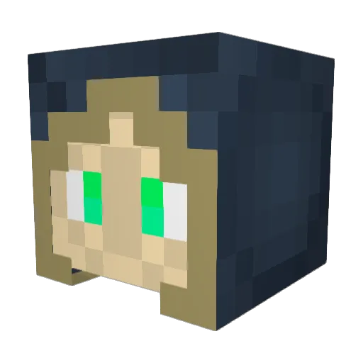 vane3214 Minecraft avatar head, 3D render