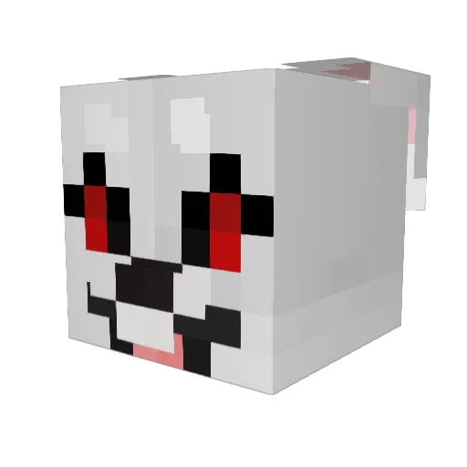 vanessirrr Minecraft avatar head, 3D render