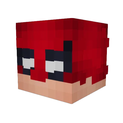vanevigilante Minecraft avatar head, 3D render