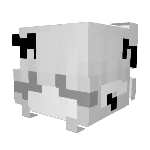 vanffe Minecraft avatar head, 3D render