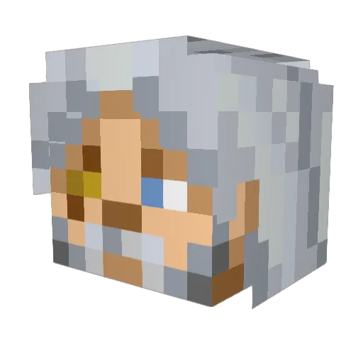 vanhelsing75 Minecraft avatar head, 3D render