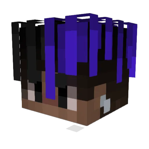 vanicbloxx Minecraft avatar head, 3D render