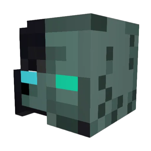 vanilla099 Minecraft avatar head, 3D render