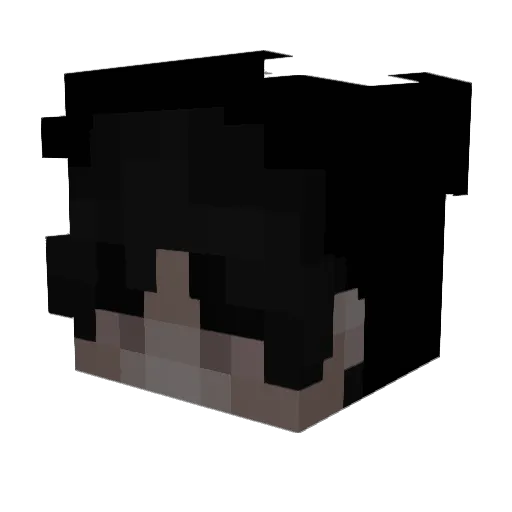 vanillajuce Minecraft avatar head, 3D render