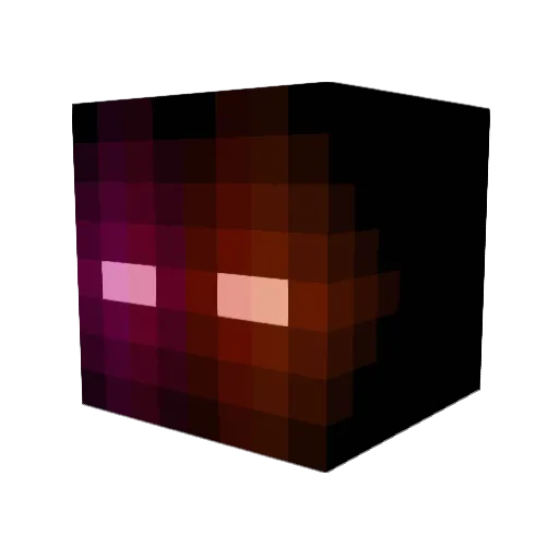 vanimoualt Minecraft avatar head, 3D render