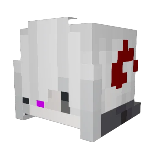 vanish115 Minecraft avatar head, 3D render