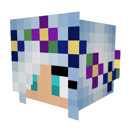 vanishedbongo81 Minecraft avatar head, 3D render