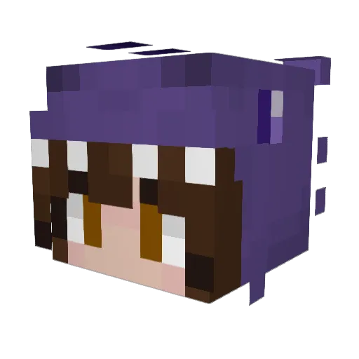 vanja0045_g Minecraft avatar head, 3D render