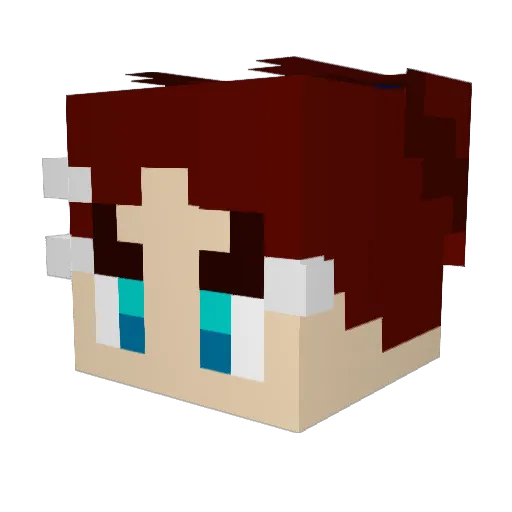 vanja202 Minecraft avatar head, 3D render