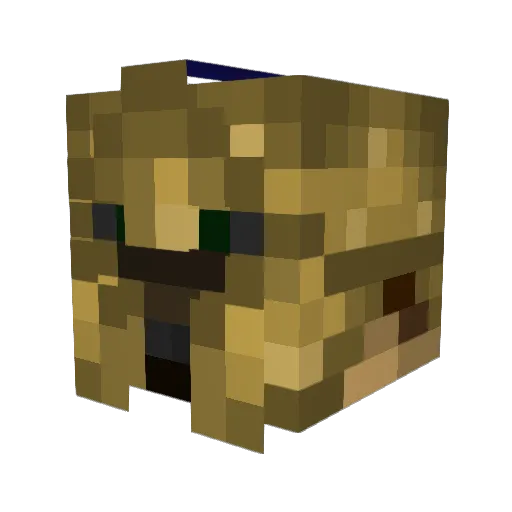 vanmace Minecraft avatar head, 3D render