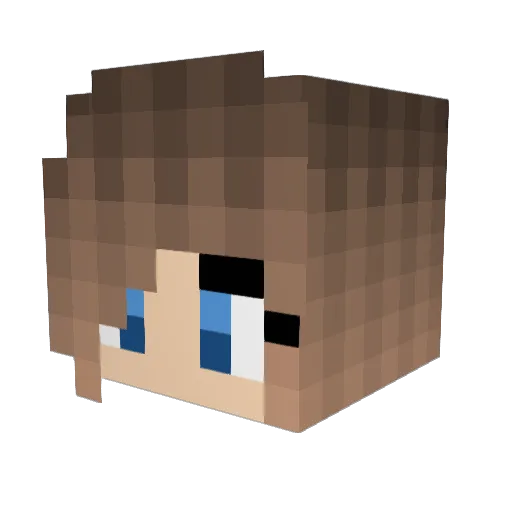 vanni_bunny Minecraft avatar head, 3D render